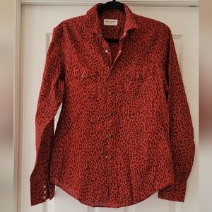 Saint Laurent baby cat western shirt